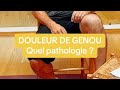 Douleur de genou quel pathologie en fonctionnde la localisation de la douleur  genou