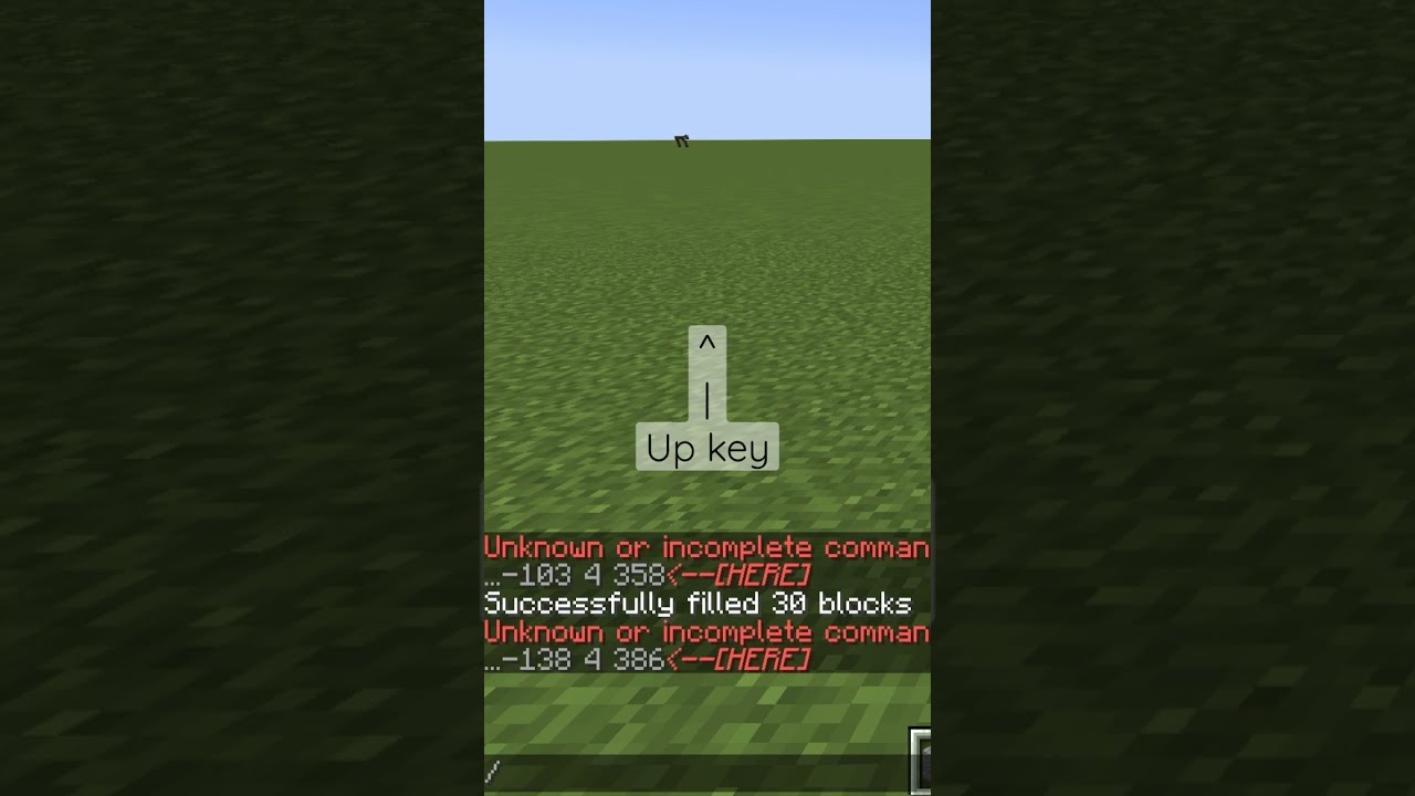 How To Use Fill Command In Minecraft PC Java Edition Shorts