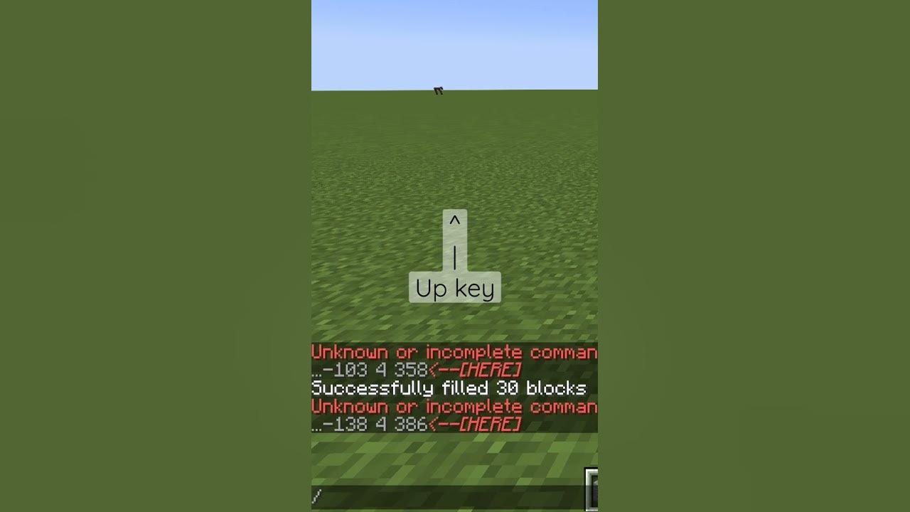 How to use Fill Command in Minecraft!!! *PC Java Edition* shorts YouTube