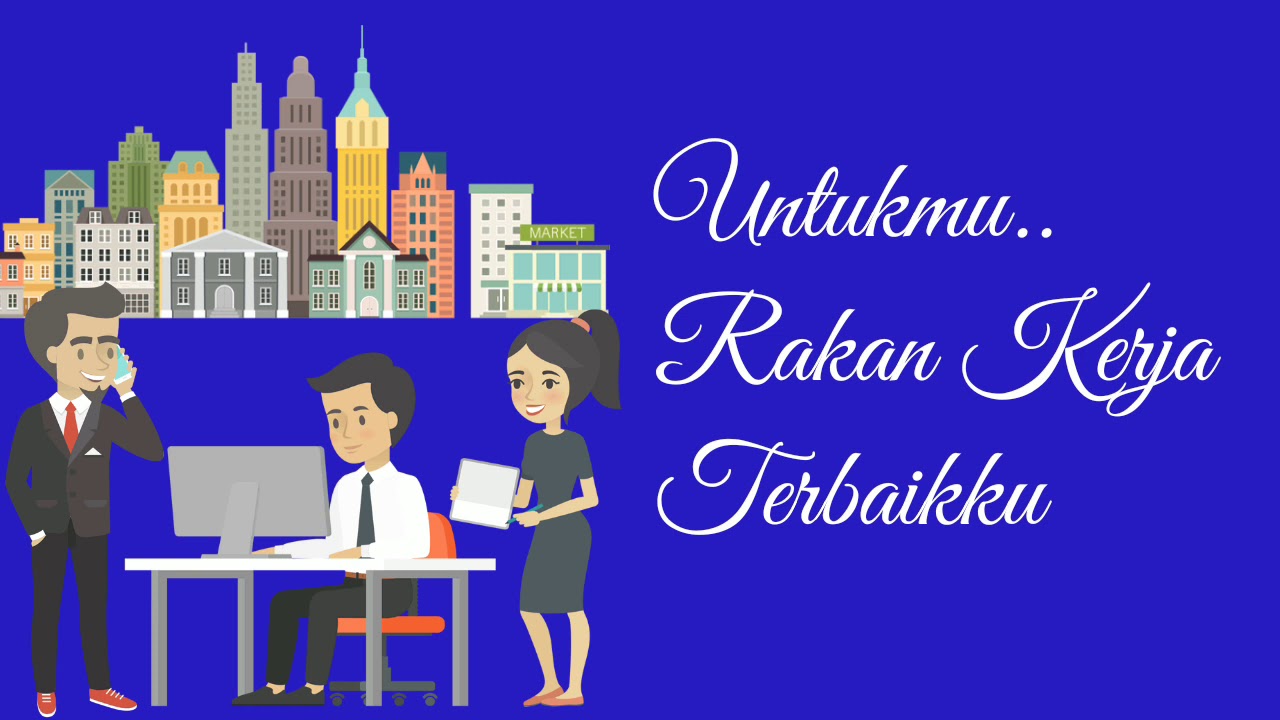 Selamat Tinggal Kad Ucapan Perpisahan Rakan Sekerja