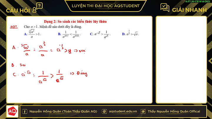 So sánh biểu thức chữa lũy thừa năm 2024