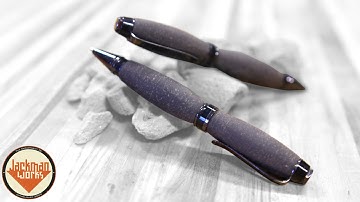 Turning a Cement Pen (no lathe)