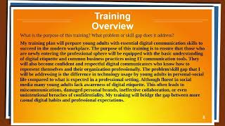 CTS 217 001B 2026SP Semester Project, 'IT Communication Tools & Digital Etiquette'