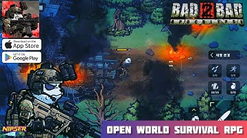 Bad 2 Bad: Apocalypse Gameplay *OPEN WORLD SURVIVAL RPG* (Android, iOS)