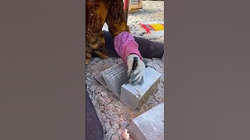 The process of stone cutting- Good tools and machinery can quickly improve work efficiency