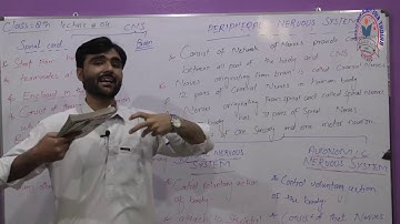 class# 8th subject# science topic# spinal cord #lecture #4 by sil dilawar khan