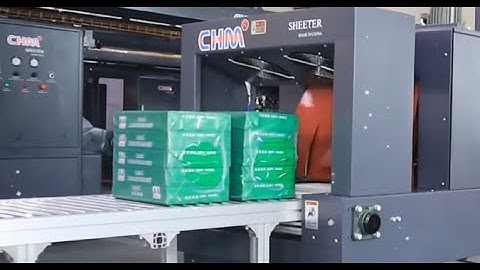 CHM A4 ream paper shrink film packaging machine,PE Film Transparent Membrane Shrink Wrapping Machine