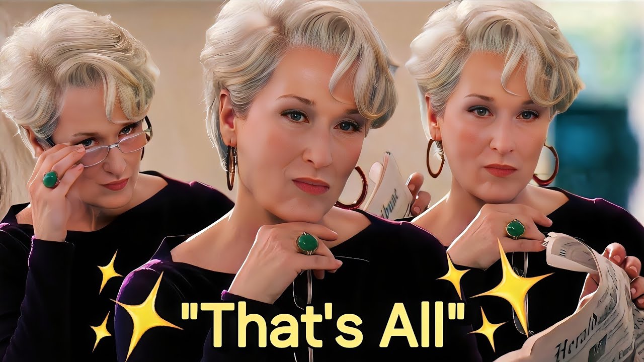 Miranda Priestly's MOST ICONIC moments in The Devil Wears Prada💅