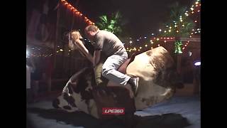 Big Man Flattens Mechanical Bull2171