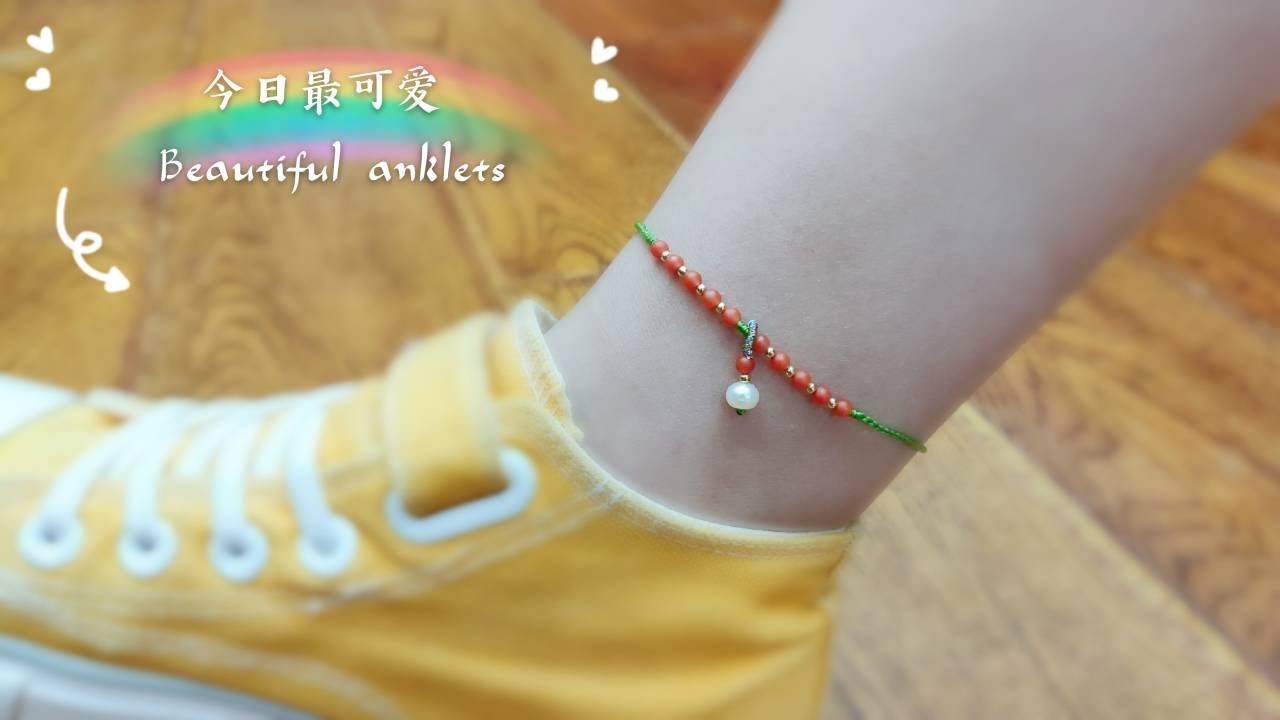 【十指间】这个夏天，从脚链开始。超显白的珍珠脚腕配饰  shizhijian