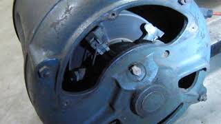 170 lb. VINTAGE WAGNER 5 HP. INDUCTION ELECTRIC MOTOR DEMO. screenshot 5