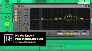 Ableton Live Tips w/ Thavius Beck Pt 16 - Independent Stereo EQs - 
