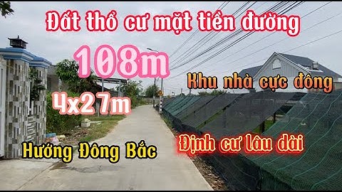 Đất Cần Giuộc Giá Rẻ | Đất thổ cư mặt tiền đường,khu nhà đông, kinh doanh xây nhà ở định cư lâu dài.