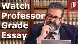 Watch Professor Grade Essay