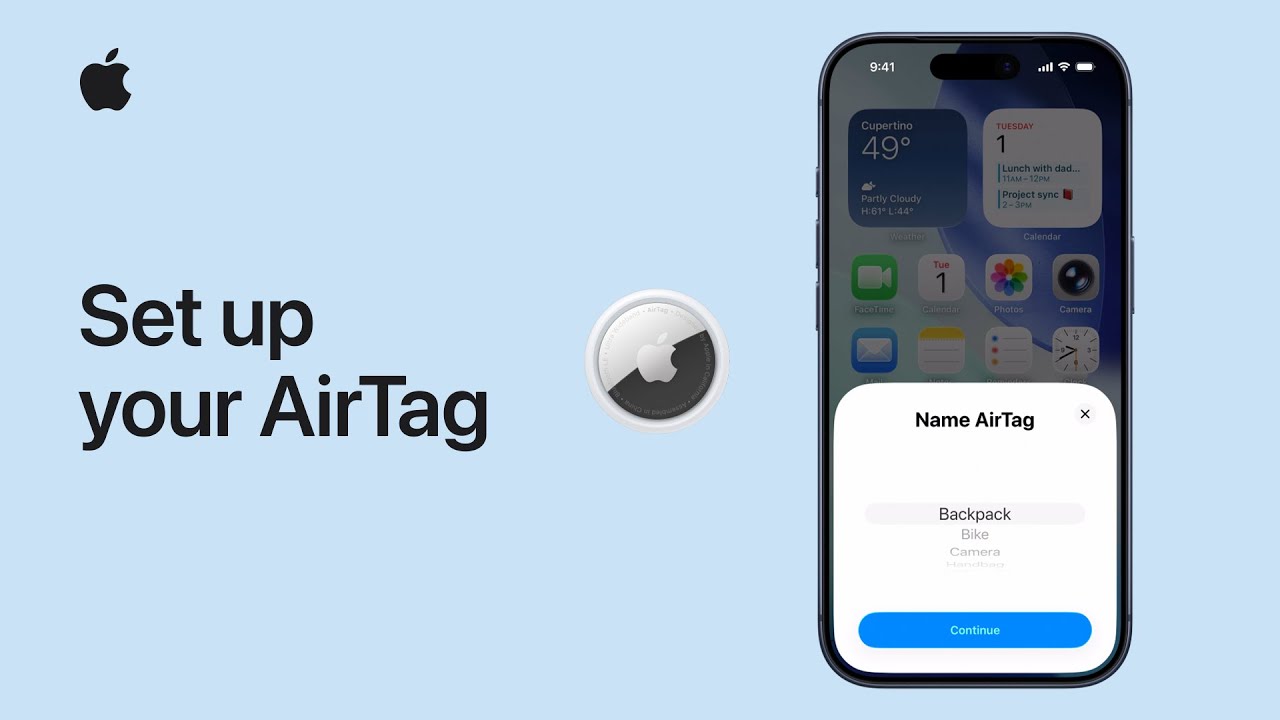 How to set up your AirTag | Apple Support - YouTube