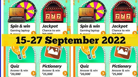 Amazon Pictionary Quiz Answers Today | Amazon Quiz Today
