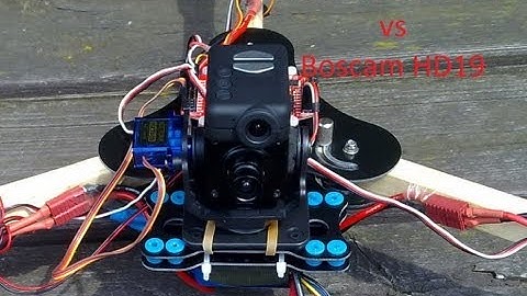 Mobius ActionCam vs Boscam HD19 - On RC Aerial Video - x900 HobbyKing TriCopter