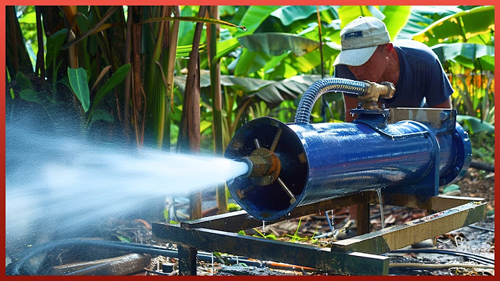 Man Builds Non-Electrical High Pressure DIY Water Pump that Shoots Water 100 Meters! | by @Ytcrop