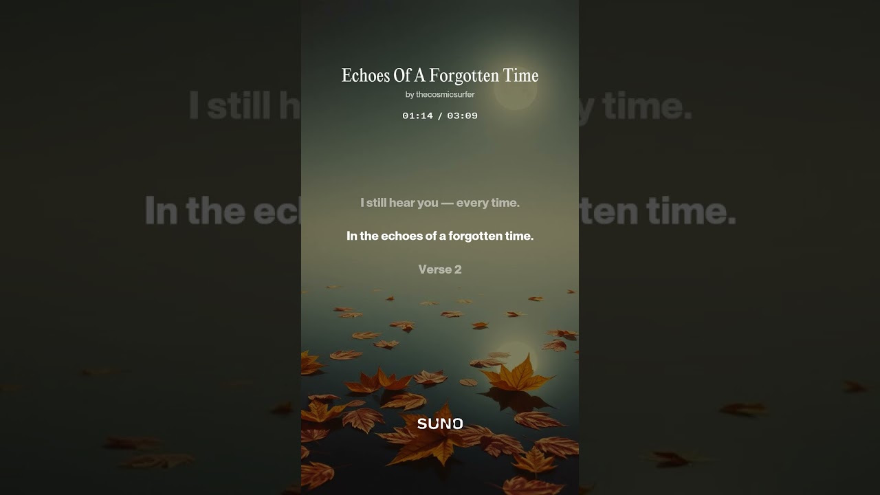 Echoes Of A Forgotten Time