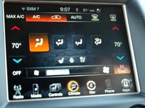 Uconnect 8 4AN Radio in the 2014 Jeep Grand Cherokee - YouTube
