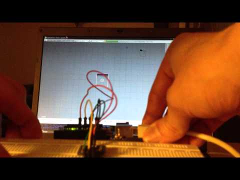 Rotating Blender Object with H48C + Arduino