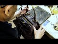 Process of Restoring OLD PRADA Bag. Korean Restoration Artisan.