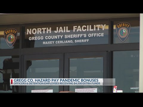 Gregg County offering pandemic 'hazard pay' to employees of sheriff's office, juvenile center