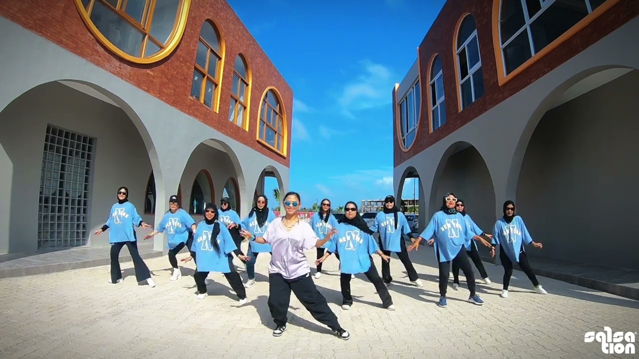 サルセーション salsation ポルソウパンツ ダークブルー S HAI YOROKONDE/SALSATION®CHOREOGRAPHY by SET MIKI - YouTube
