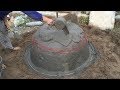 Manufacture A Cement Bonsai Pot Big Size - Skills Incredible And Ingenious Techniques