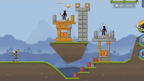 Boom Stick : Bazooka Puzzles - Season 1 Level 5 | New Gameplay Walkthrough (Android/iOS) HD