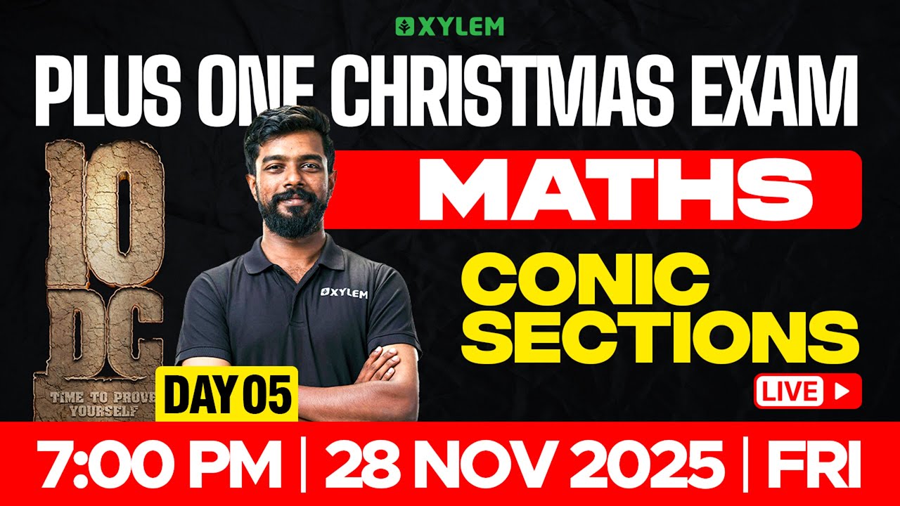 Plus One Maths | Conic Sections | Xylem Plus One