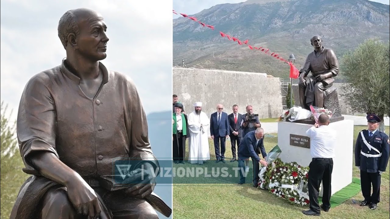 Tepelena nderon Petrit Rukën/ Shtatorja e poetit vendoset në qendër të qytetit