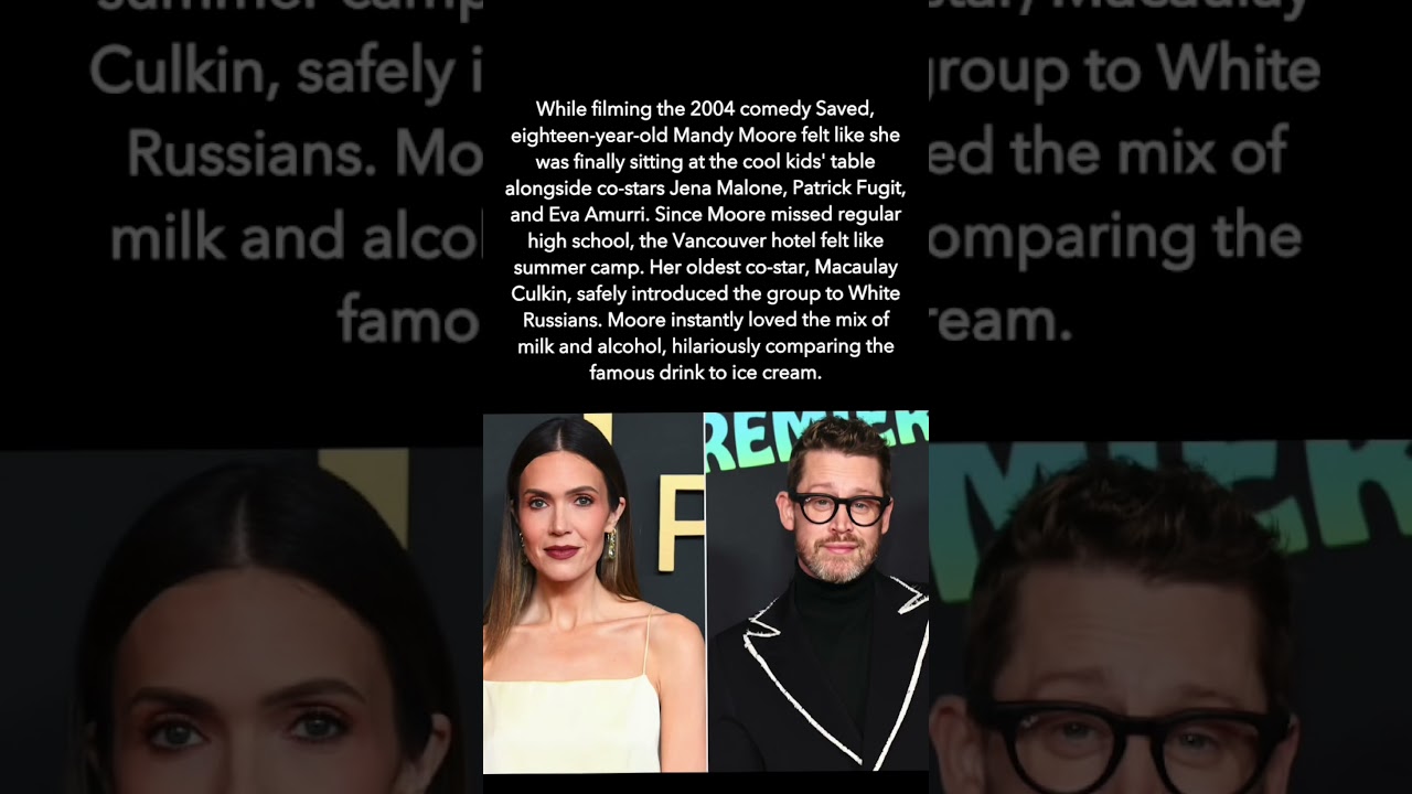 Mandy Moore Shares Fun Behind-the-Scenes Saved Movie Memories #MandyMoore #SavedMovie