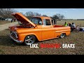 Truck and Car Show at Apache Pass in Downtown Texas. 3100, C10's, F100, Rat Rods and Muscle Cars.4k
