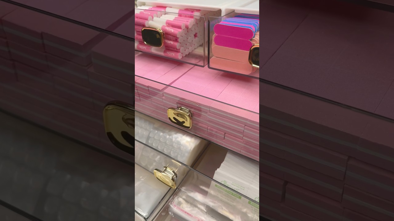 Press on nail shop | nail organize asmr