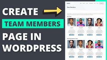 Tutorial: Wordpress Team Members Plugin