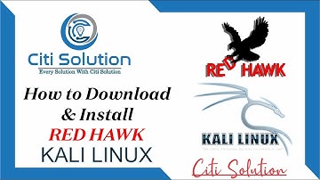 How to Download & Install Red Hawk: Information Gathering Tool on Kali | Citi Solution