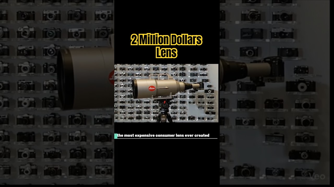 The $2,000,000 Camera Lens 📸