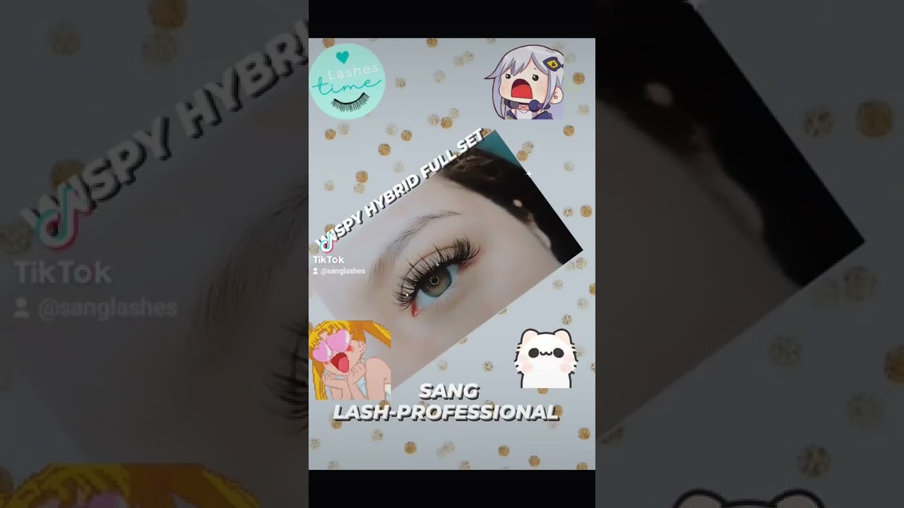 WISPY HYBRID FULL SET.....SANG LASH-PROFESSIONAL....Utah Lash-professional