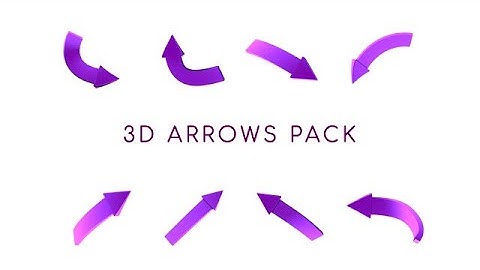 3D Arrow Pack 1 Stock Motion Graphics