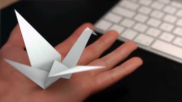 AS Art Experiment: Origami Crane - Cinema 4D and After Effects CS6