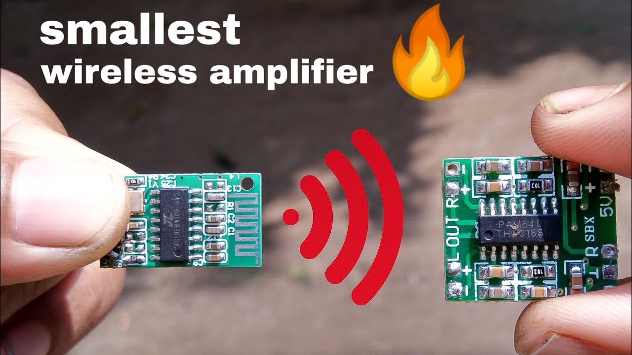 how to make a mini Bluetooth amplifier at home - YouTube
