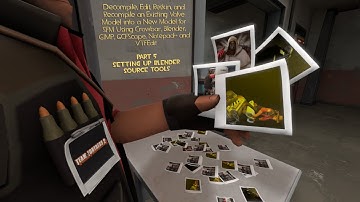 SFM - Decompile a Valve Model, Edit and Send Back to SFM - Pt 5 Blender Source Tools