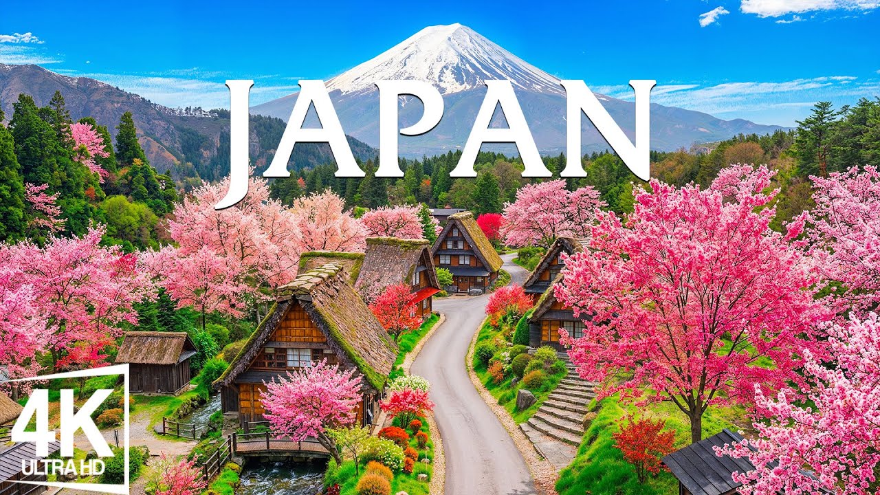 Spring in Japan 🌸 Sakura Rivers, Ancient Temples & Mount Fuji in ...