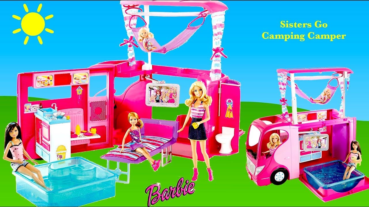 Barbie Sisters Go Camping Camper 