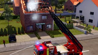 Emergency Call 112  Marseille Ladder Truck on Duty! 4K