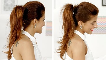 Ponytail Trick: How To Add Volume To Your Ponytail | Quick And Easy Hairstyles