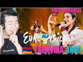Reaction  ladaniva  jako armenia   first rehearsal  eurovision 2024 armenia