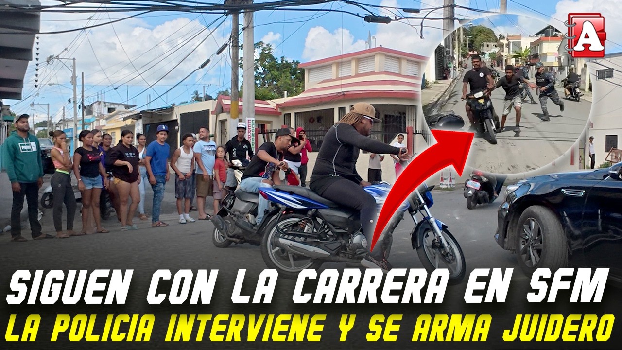 UN JUIDERO EN LA CARRERA DE SFM: LA POLICÍA INTERVIENE