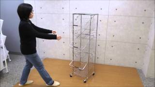 【デザイン家具.com】 オシャレなデザインのランドリーワゴン